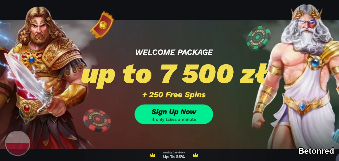 bonus powitalny – Betonred: Betonred bonus bez depozytu i inne promo